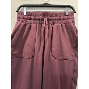 Mondetta Performance Luxury Joggers Size S Burgundy Soft Stretch Athleisure